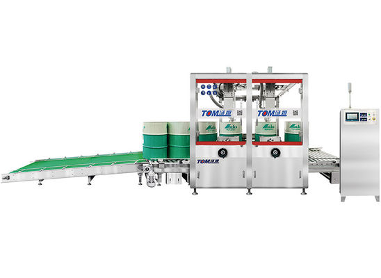 Máy nạp trống tự động 200L cho dầu bôi trơn, dầu bôi trơn, dầu
