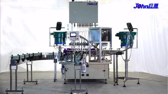 Máy nạp chất khử trùng xoay 1200BPH Máy nạp 3 trong 1