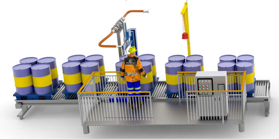 Máy nạp dầu bôi trơn một đầu 200-1000KG Semi Automatic Weigh Filler