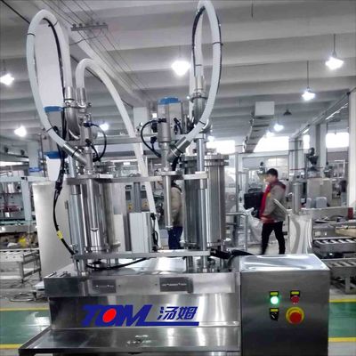 Máy nạp thuốc trừ sâu 100ml-1L Máy nạp piston bán tự động Hai đầu