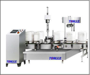 Máy điền và nắp một đầu tự động xoay 20L 800BPH