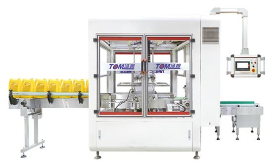 Tự động SUS Bốn hộp tại một thời gian Servo máy đóng gói carton dọc Case Pack