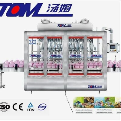 Máy nạp piston loại theo dõi tiên tiến cho sản xuất thuốc khử trùng tay